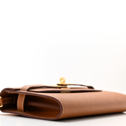Hermes Epsom Kelly Wallet To Go Gold 10 of 12