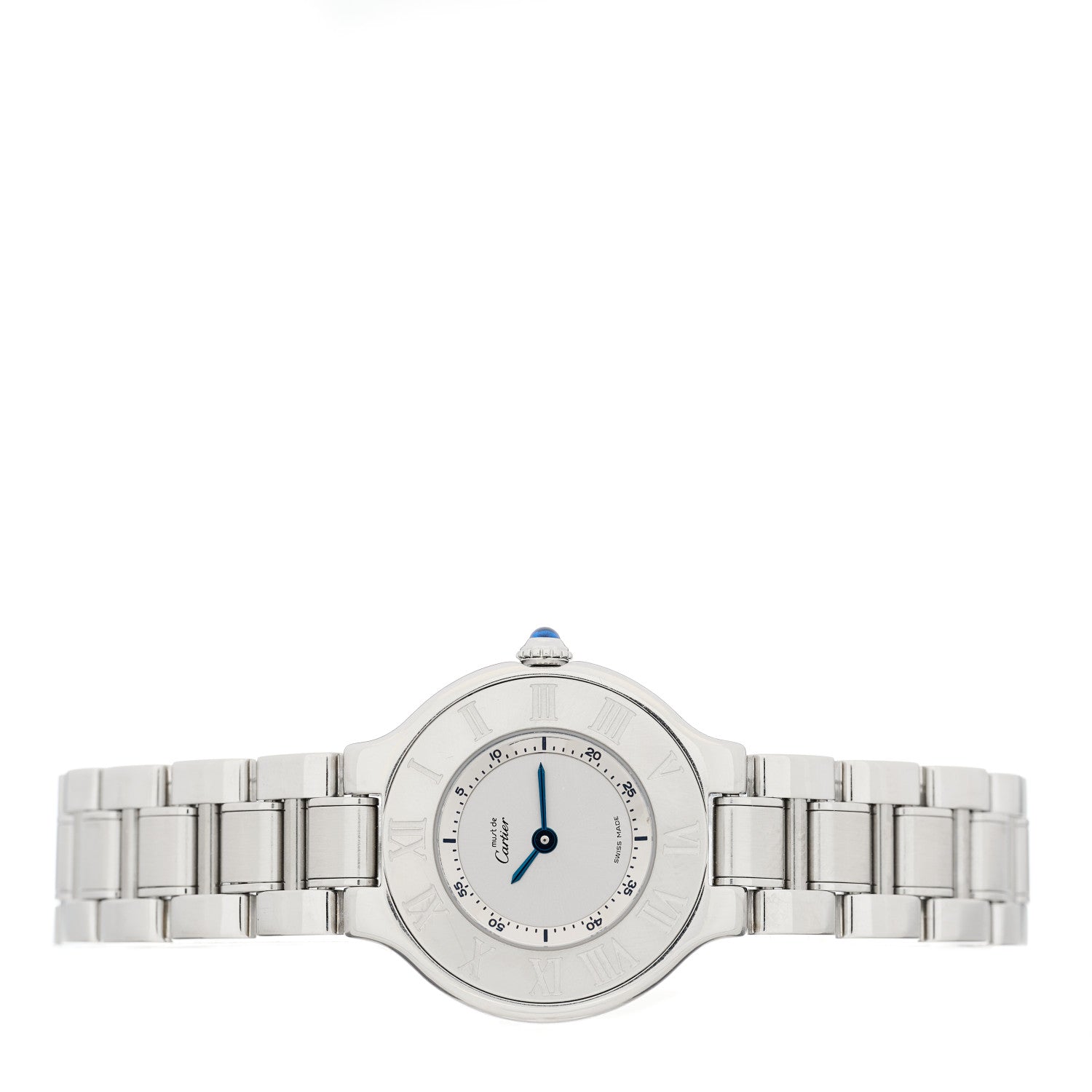 Cartier Stainless Steel 28mm Must De 21 Quartz Watch 2 of 4