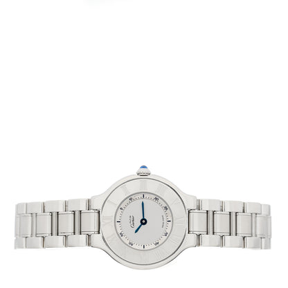 Cartier Stainless Steel 28mm Must De 21 Quartz Watch 2 of 4