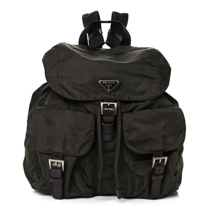 Prada Nylon Vela Medium Backpack Mimetico 1 of 11