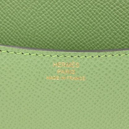 Hermes Epsom Constance 18 Vert Criquet 7 of 10