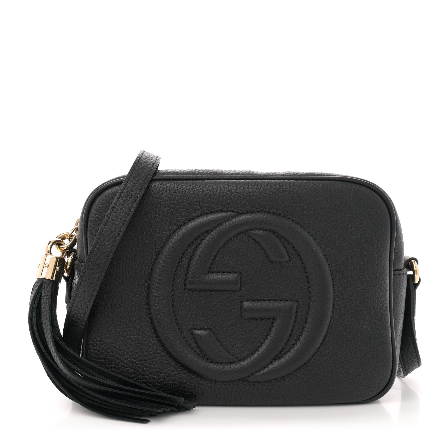 Gucci Pebbled Calfskin Small Soho Disco Bag Black 1 of 11