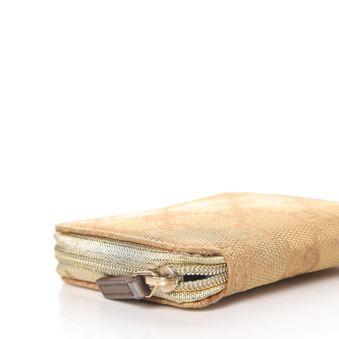 Monogram Zip Around Coin Purse Gold