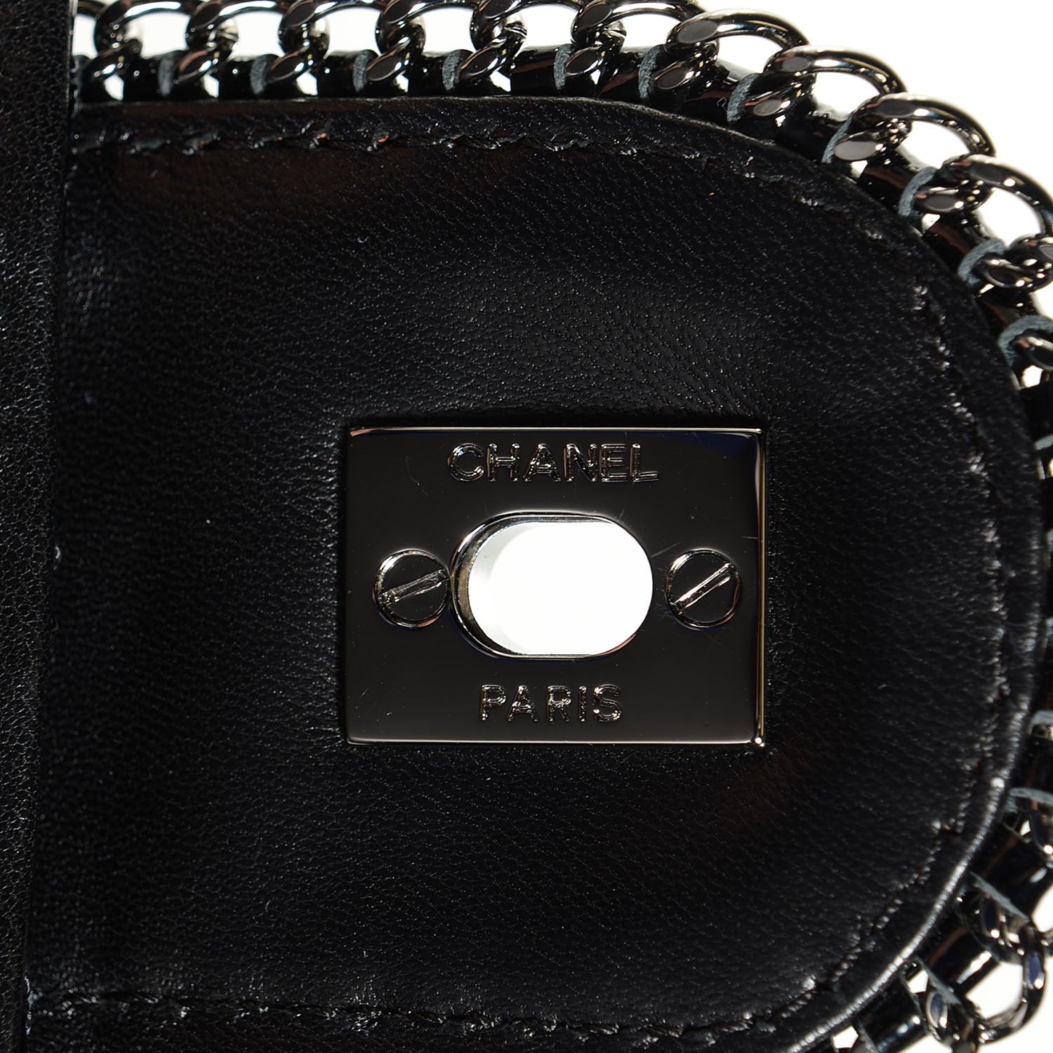 Chanel Patent Mini Madison Flap Black 8 of 8