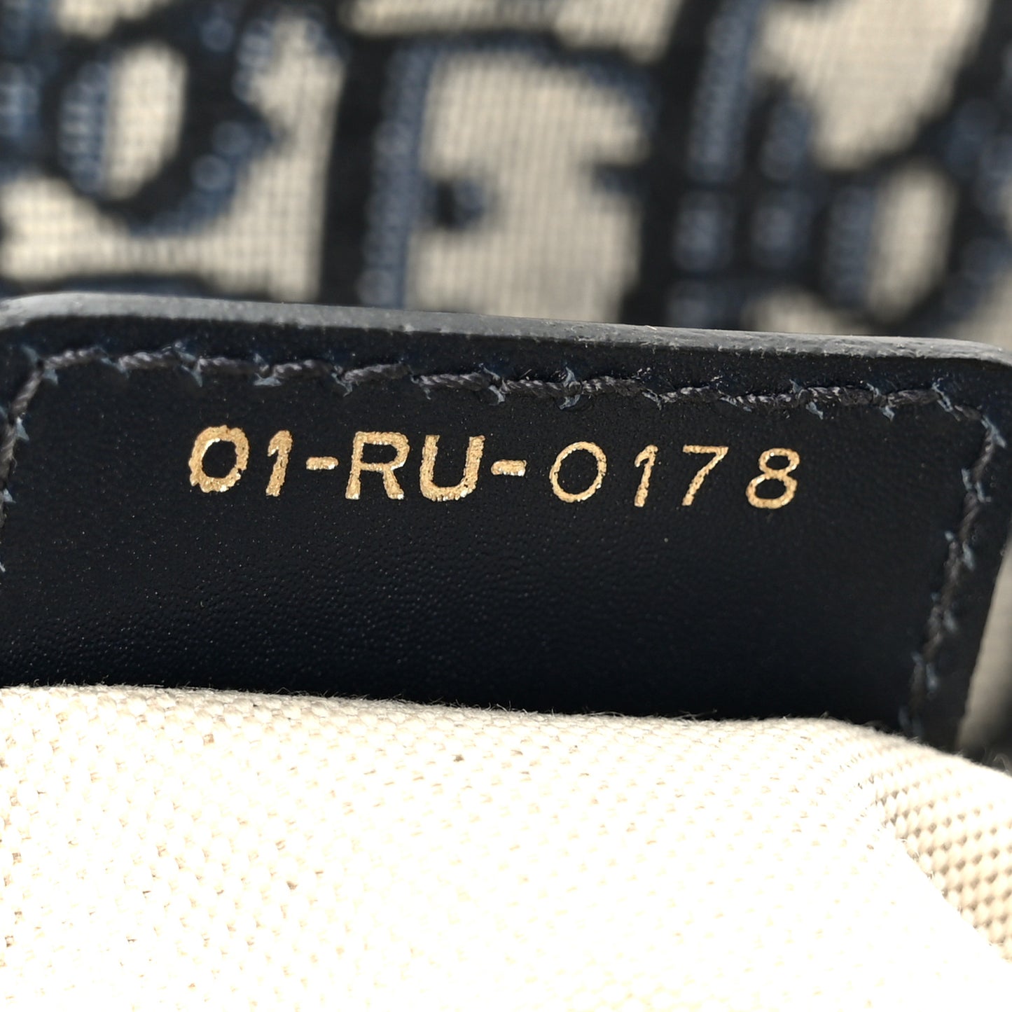 Oblique Saddle Bag Blue