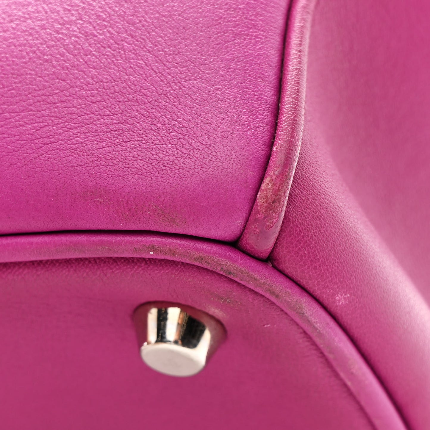Smooth Calfskin Medium Diorissimo Tote Fuchsia