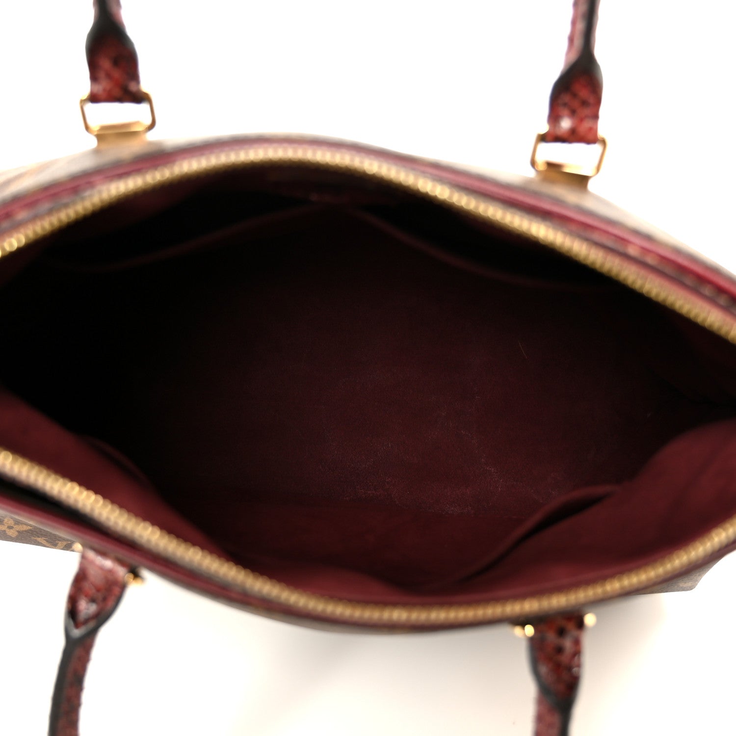 Louis Vuitton Snakeskin Monogram Pallas Red 5 of 12