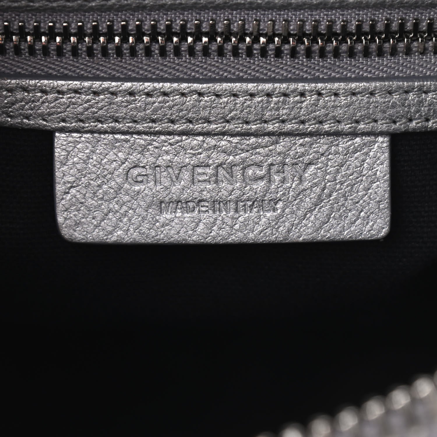 Givenchy Metallic Sugar Goatskin Mini Antigona Silver 11 of 19