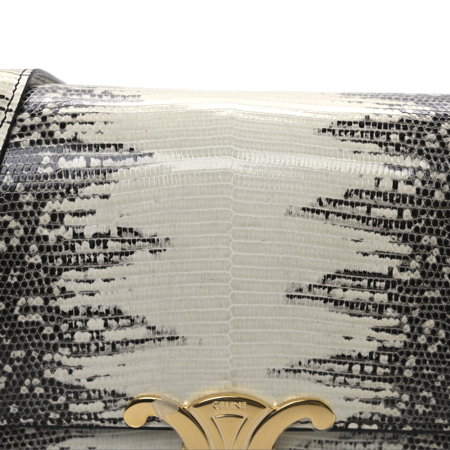 Celine Lizard Teen Triomphe Natural 8 of 10