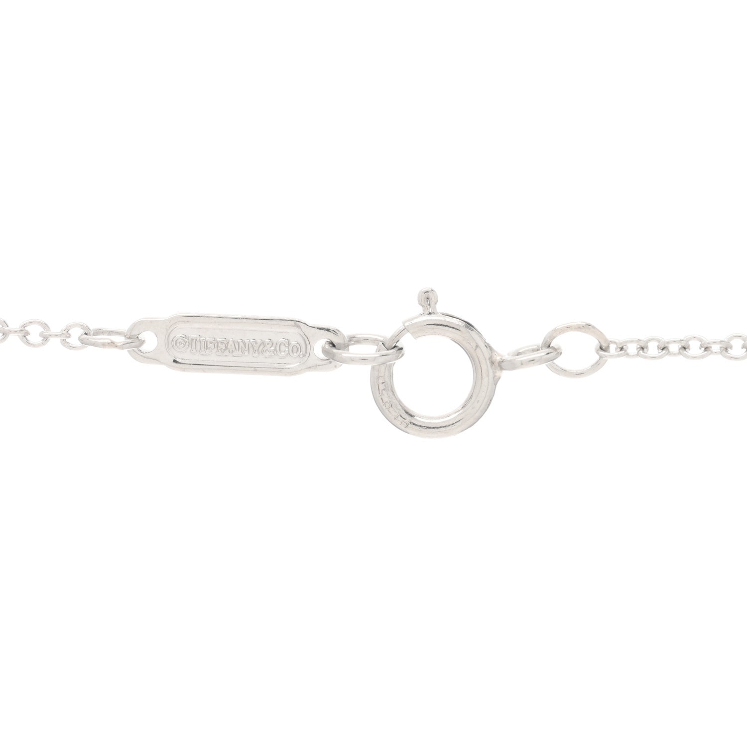 Tiffany Platinum Diamond 1.96ctw Heart Pendant Necklace 3 of 3
