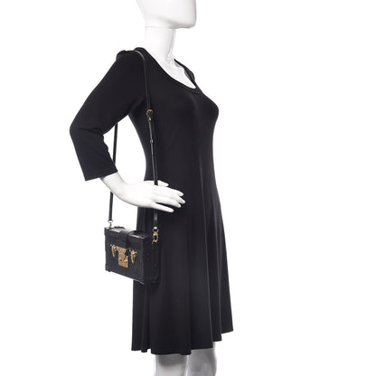 Louis Vuitton Vernis Petite Malle Black 2 of 9