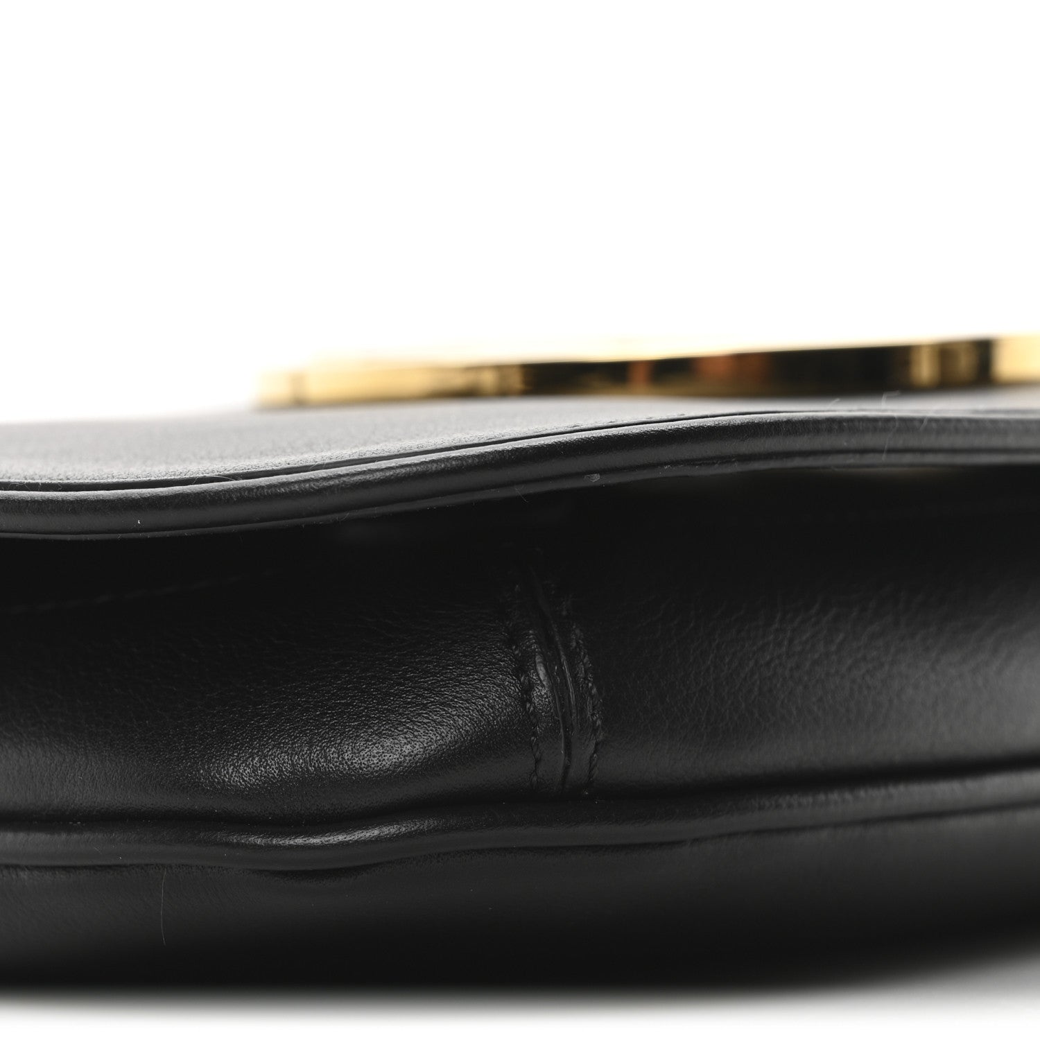 Gucci Roxy Calfskin Blondie Chain Shoulder Flap Bag Black 9 of 10
