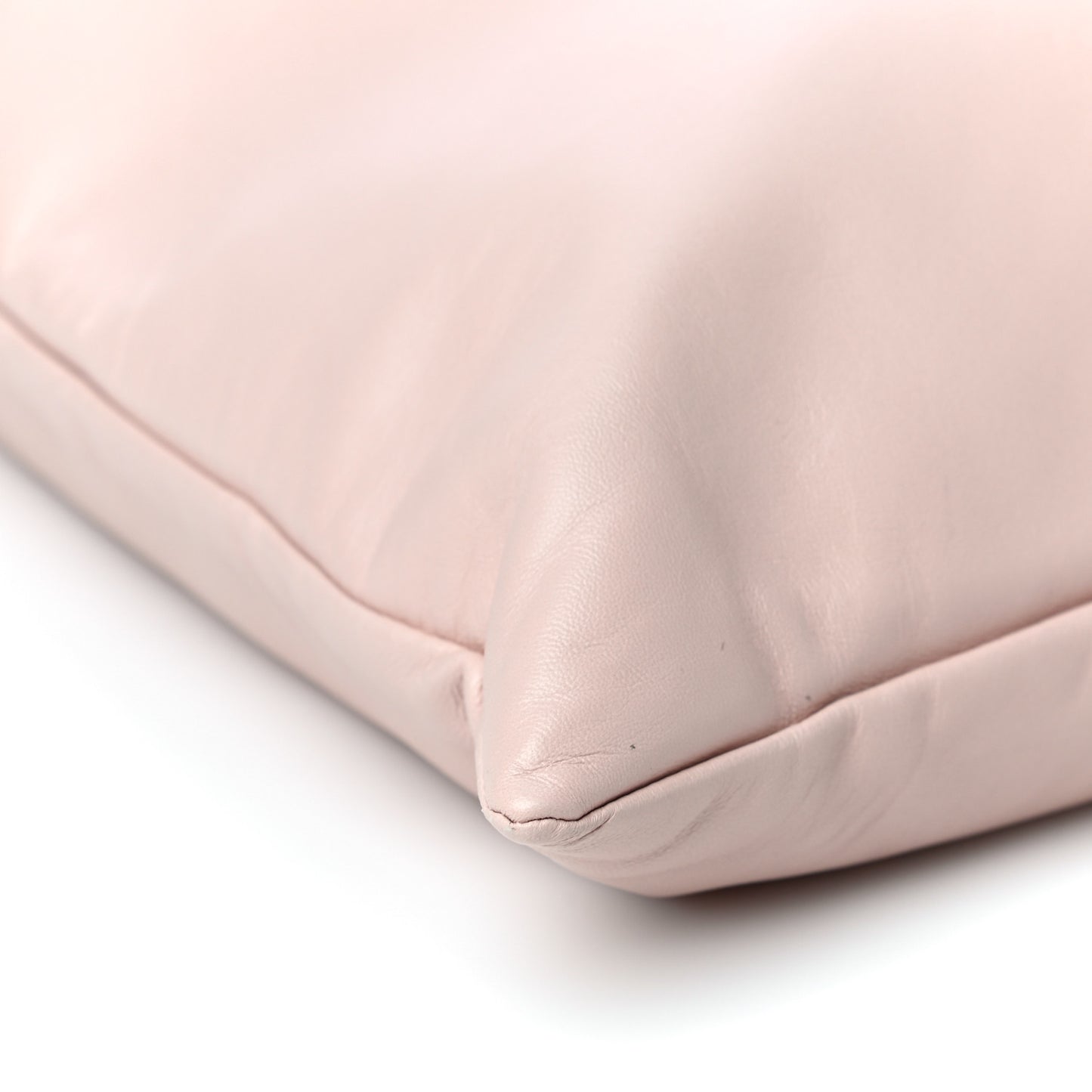 Soft Nappa Logo Medium Drawstring Pouch Bag Rosa Quarzo Black