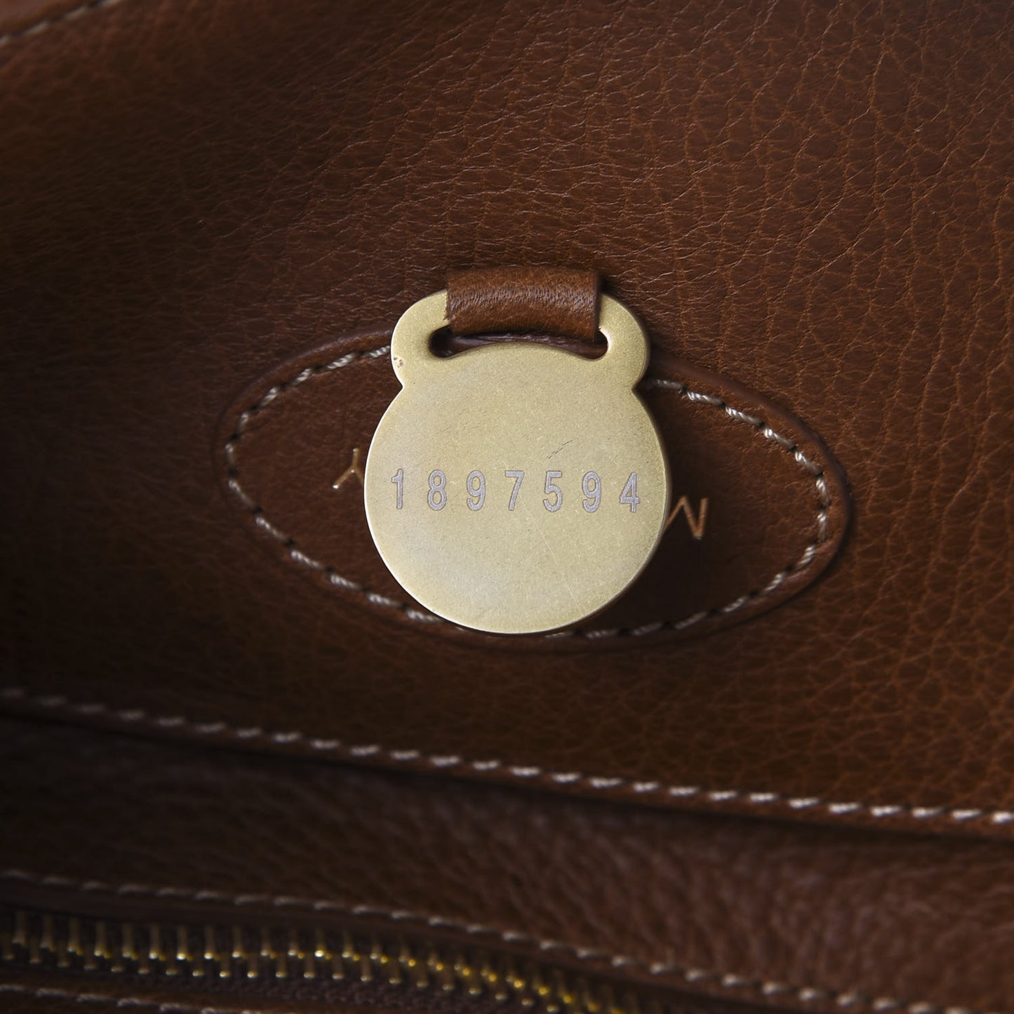 Natural Leather Bayswater Oak