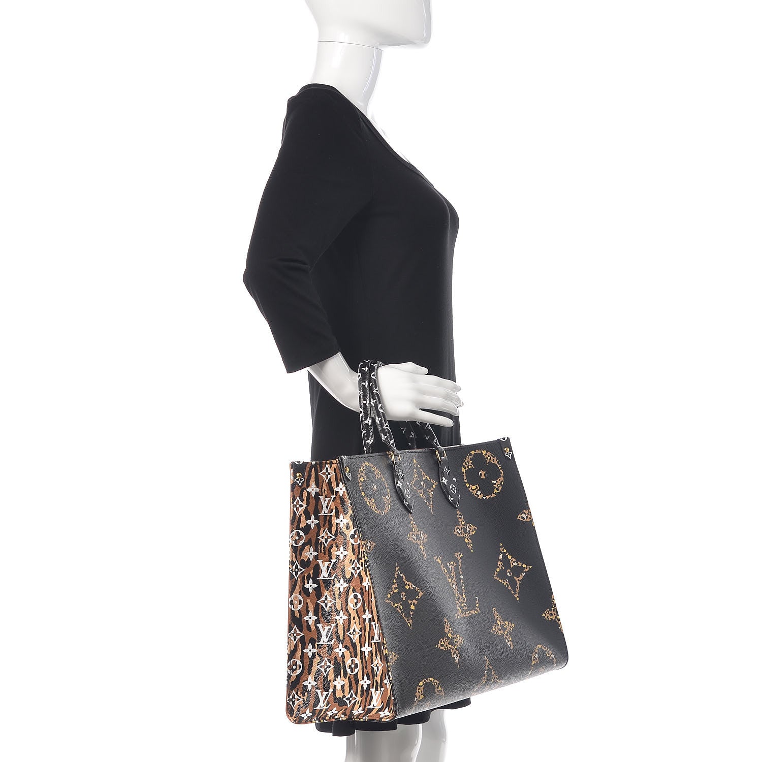 Louis Vuitton Monogram Giant Jungle Onthego GM Black 405633