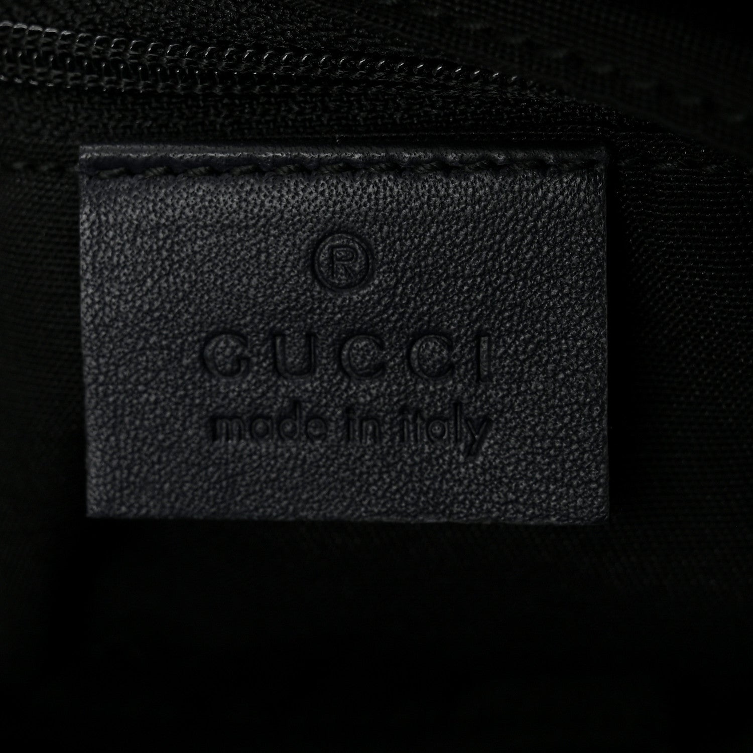 Gucci GG Plus Monogram Medium Flat Messenger Bag Navy 6 of 10