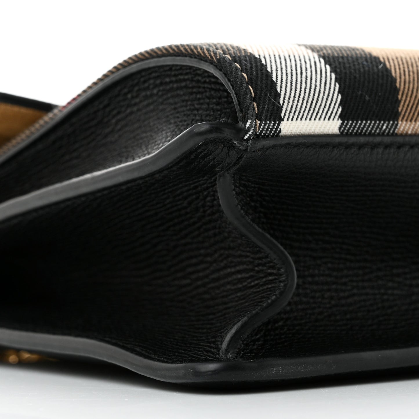 Derby Calfskin House Check Baby Macken Crossbody Bag Black