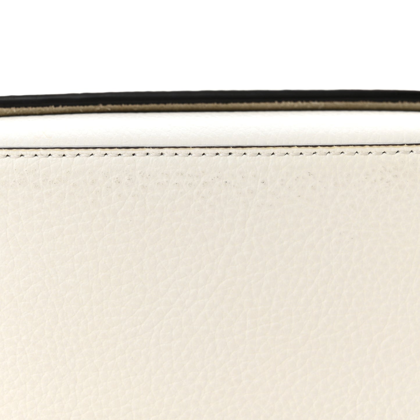 Small Classic Grain Calfskin Small Amberley Satchel White