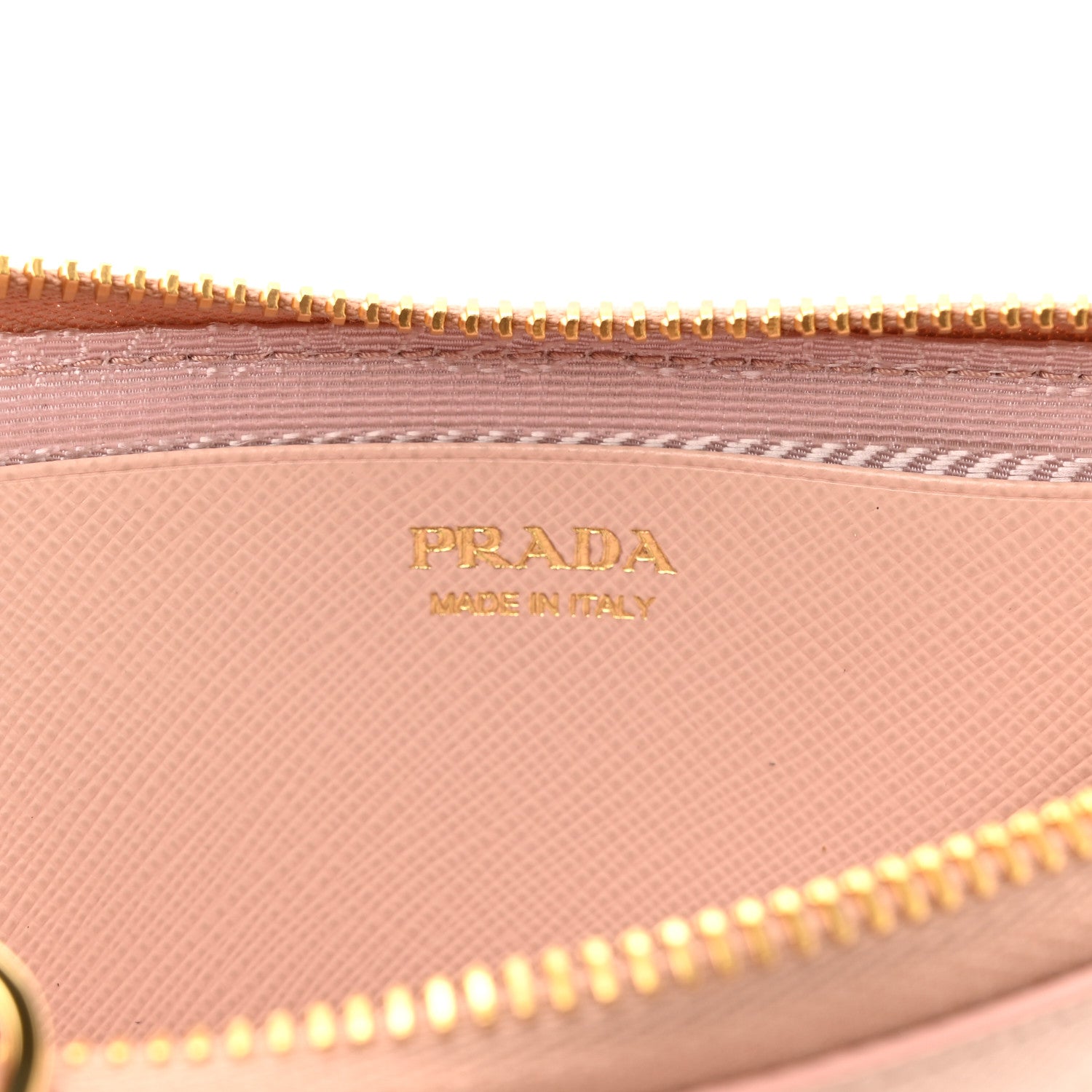 Prada Saffiano Shearling Triangle Mini Pouch Orchidea 7 of 12