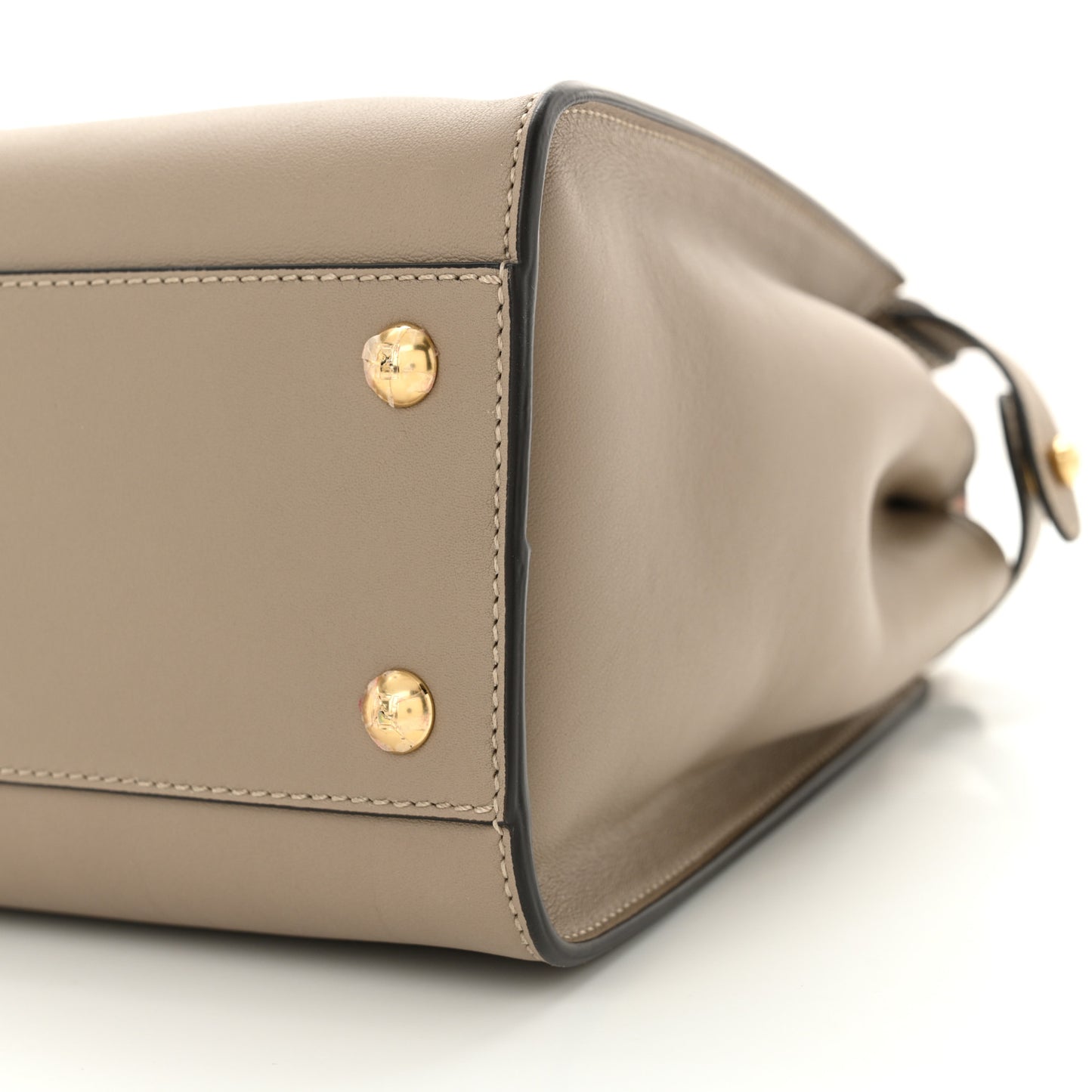 Vitello Seta Plexiglass Tortoise Medium Peekaboo Iconic Satchel Tortora
