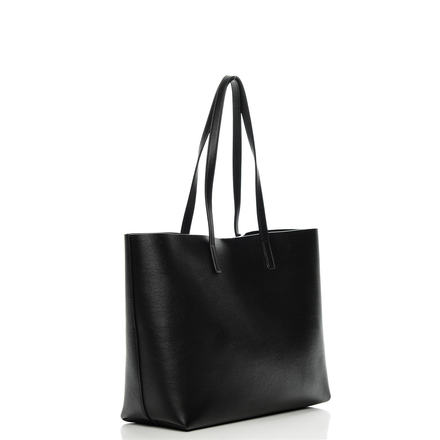 Saint Laurent Calfskin Large Shopping Tote Black 4 of 12