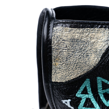 Balenciaga Agneau Graffiti All Over Classic Hardware City Black Multicolor 12 of 12