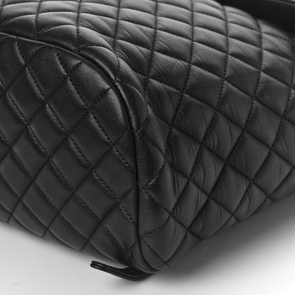 Chanel Lambskin Quilted Large Urban Spirit Backpack Black 9 of 9