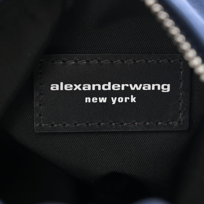 Alexander Wang Satin Mini Scrunchie Bag Night Sky 6 of 10
