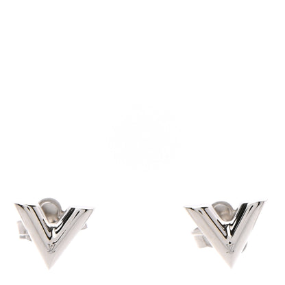 Louis Vuitton Essential V Stud Earrings Silver 1 of 4