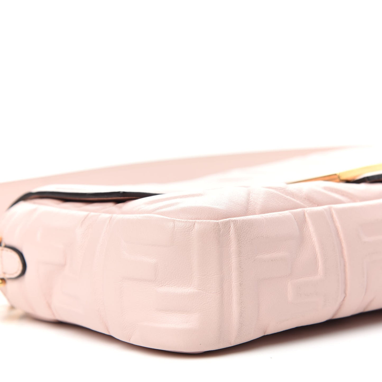 Nappa FF 1974 Embossed Baguette Rosa Quarzo