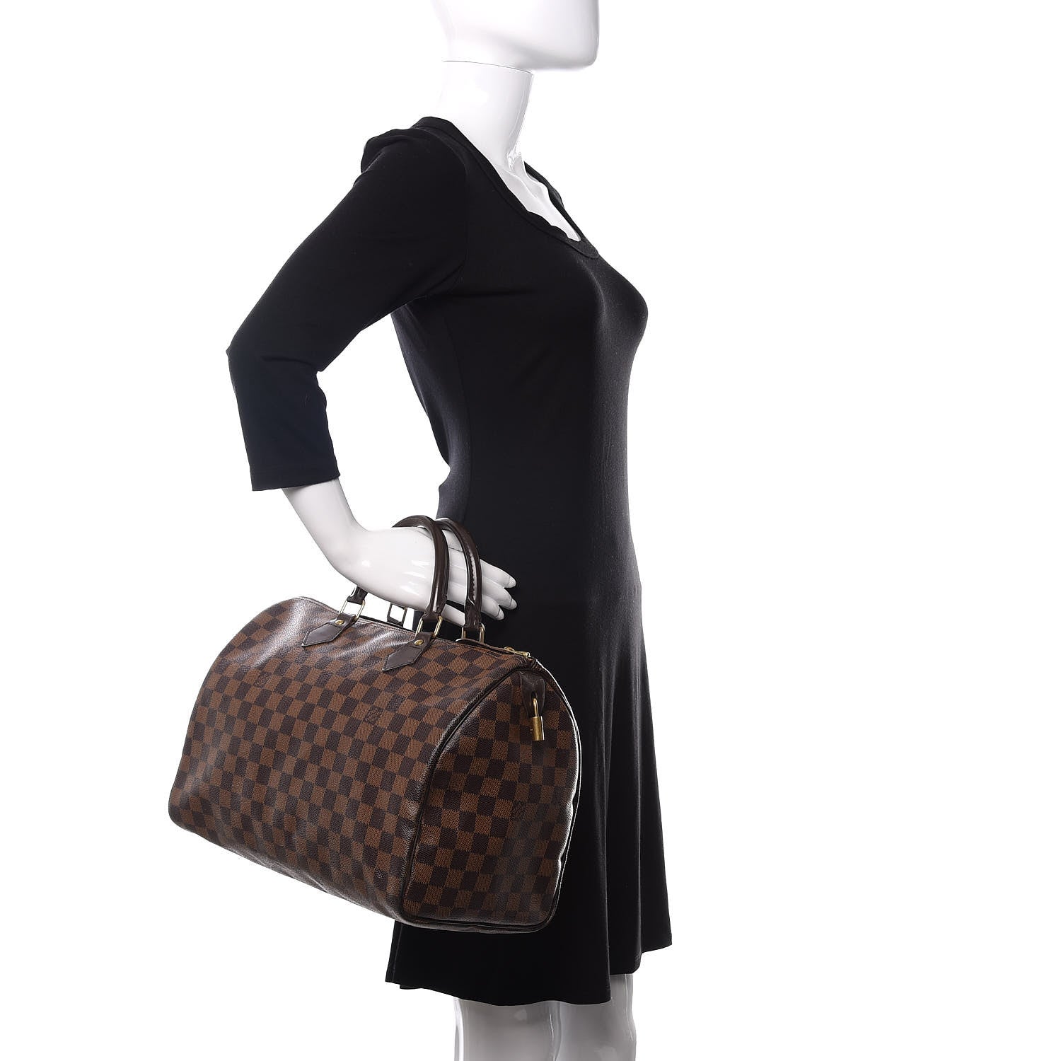 Louis Vuitton Damier Ebene Speedy 35 2 of 13