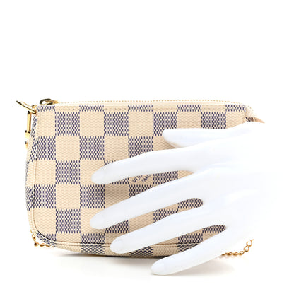 Louis Vuitton Damier Azur Mini Pochette Accessories 2 of 10