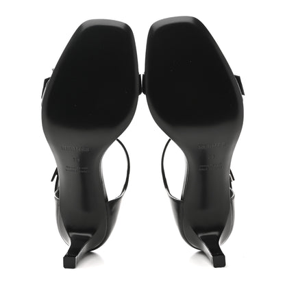 Hermes Chevre Judy 70 Sandals 38 Black 6 of 10
