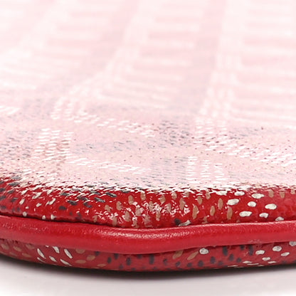 Goyard Goyardine Senat Pochette MM Red 9 of 10