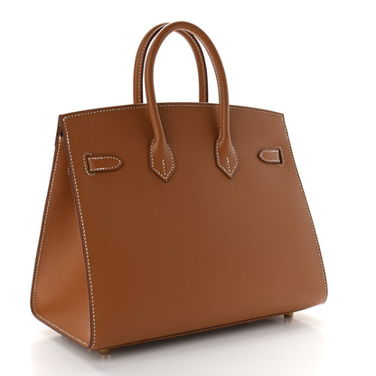 Hermes Epsom Birkin Sellier 25 Gold 3 of 11