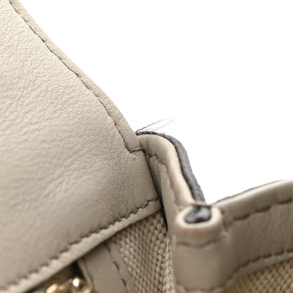 Gucci Calfskin Lizard Embossed Medium New Bamboo Top Handle Bag Grey 15 of 19