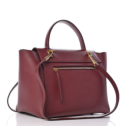 Celine Grained Calfskin Mini Belt Bag Light Burgundy 4 of 10