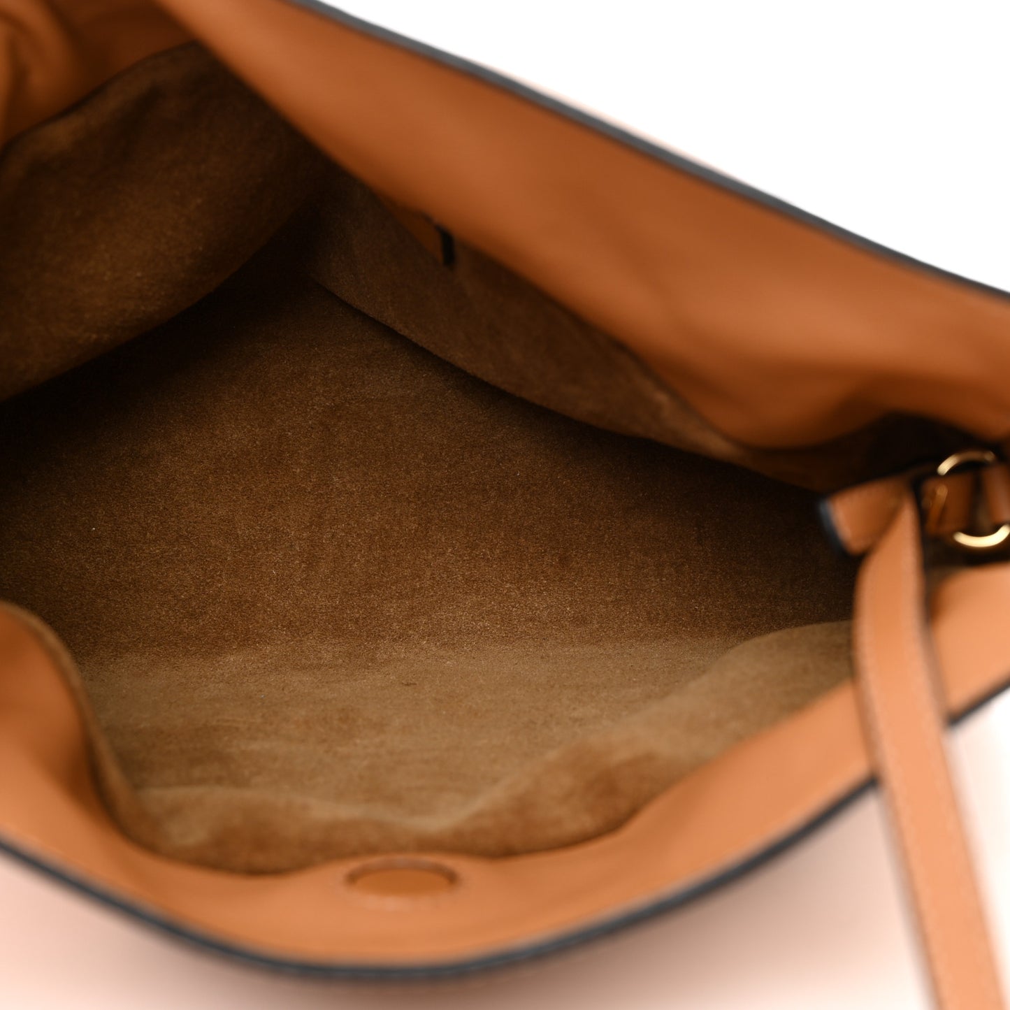 Nappa Flamenco Mini Knot Clutch Warm Desert