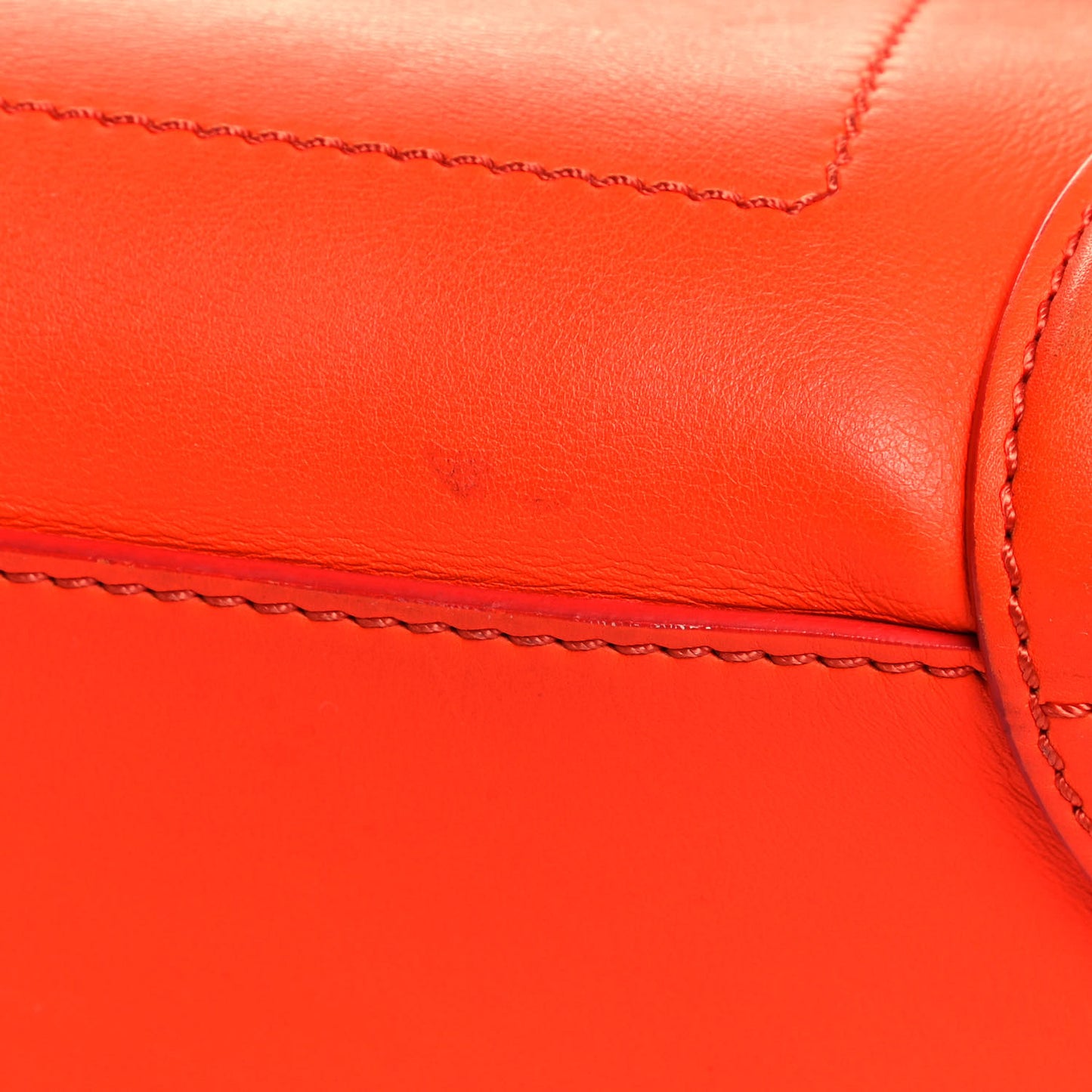 Smooth Calfskin Mini Luggage Orange