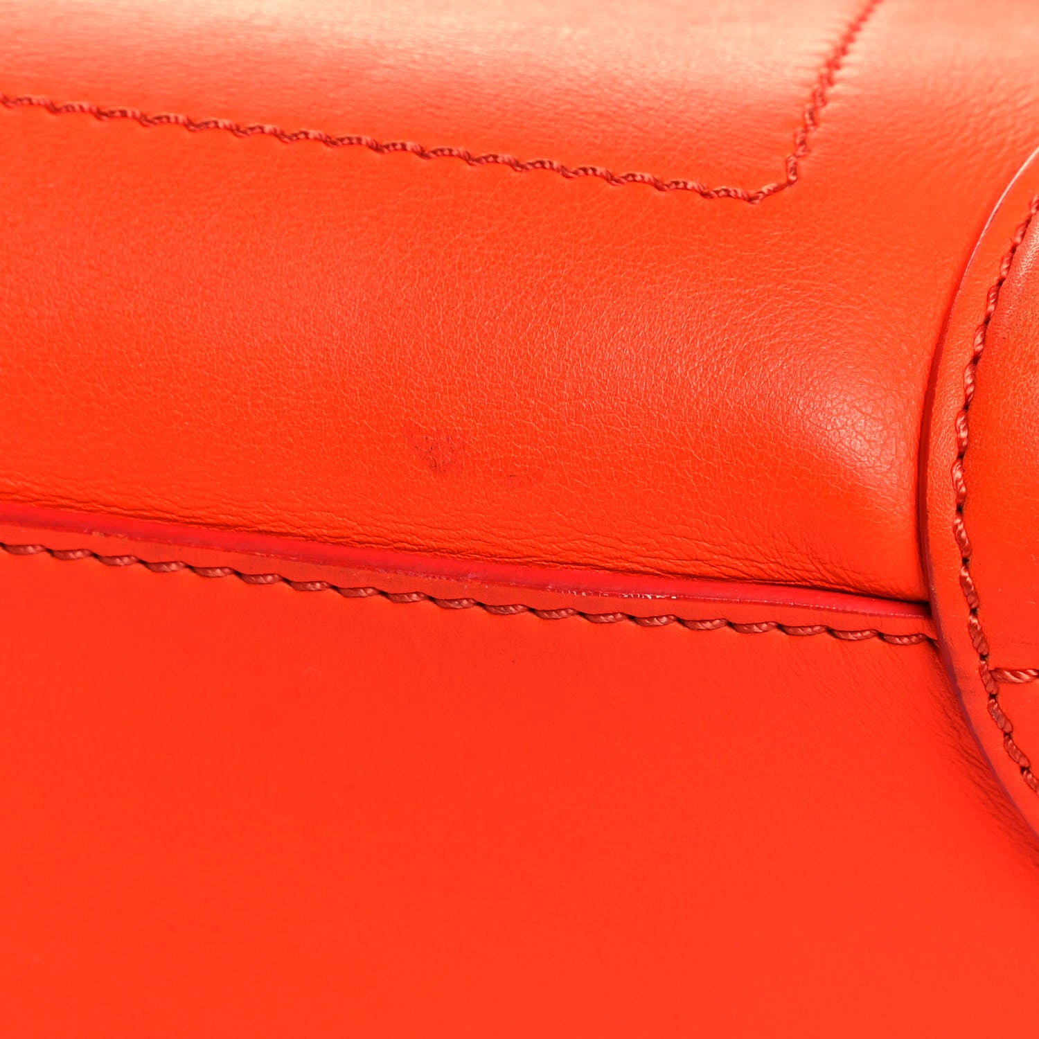 Celine Smooth Calfskin Mini Luggage Orange 20 of 26