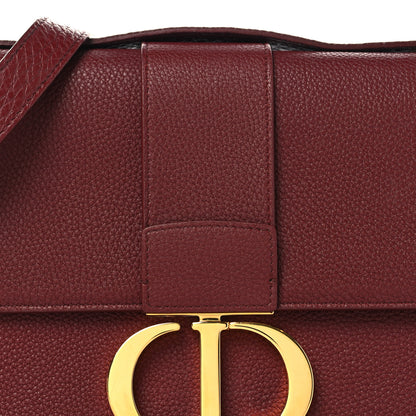 Christian Dior Grained Calfskin 30 Montaigne Flap Bag Red Brick 6 of 8