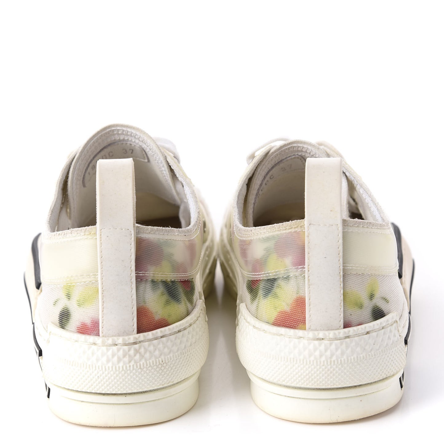 Technical Canvas Flowers B23 Low Top Sneakers 37 White