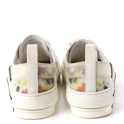 Christian Dior Technical Canvas Flowers B23 Low Top Sneakers 37 White 6 of 12