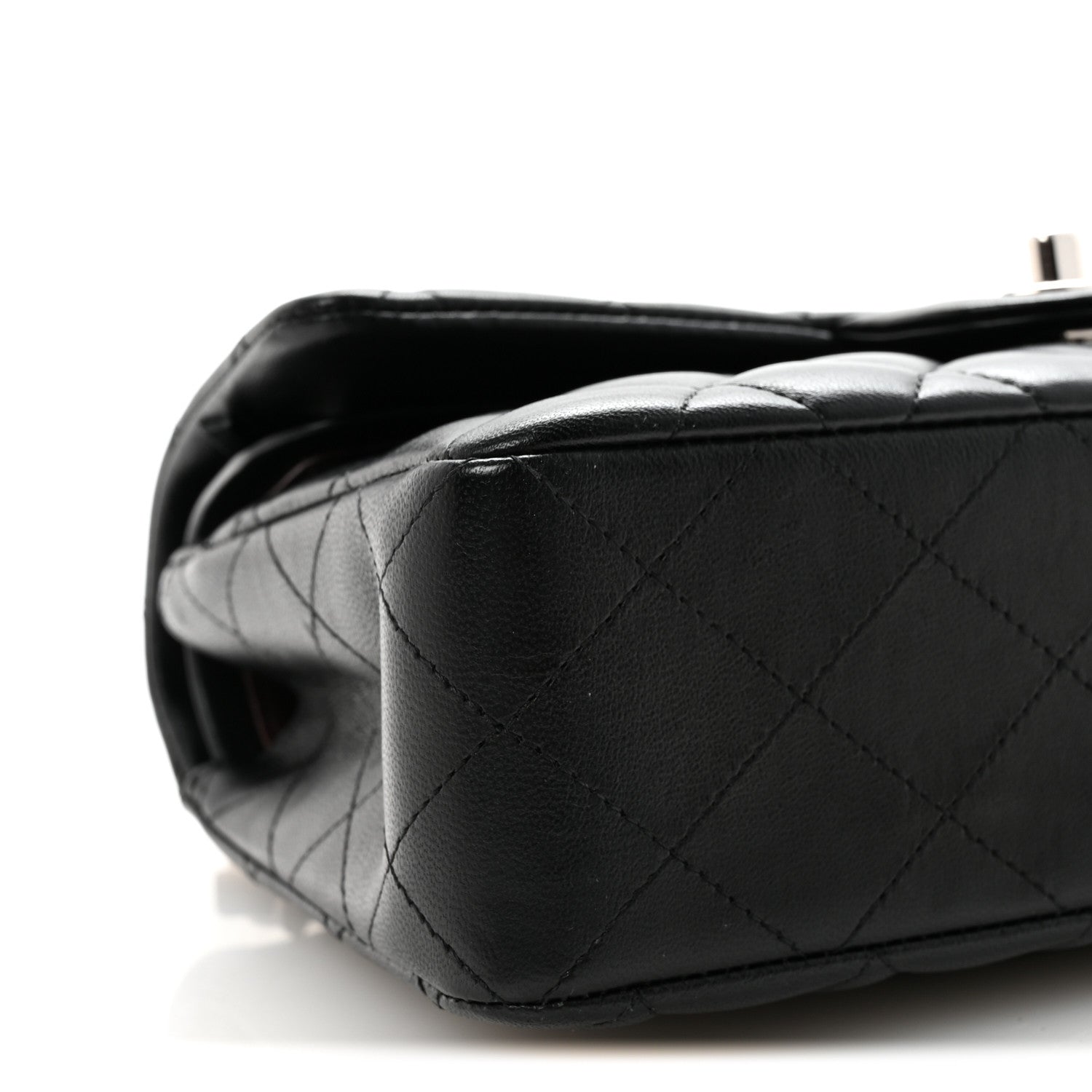 Chanel Lambskin Quilted Small Double Flap Black 9 of 10