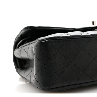 Chanel Lambskin Quilted Small Double Flap Black 9 of 10
