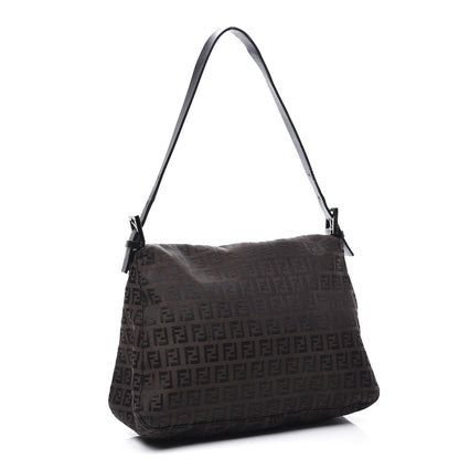 Fendi Zucchino Forever Mama Baguette Tobacco 2 of 12