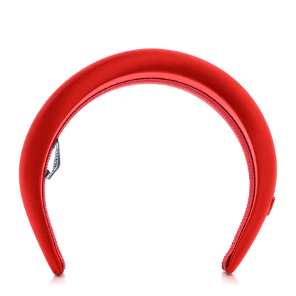 Prada Satin Headband Fuoco 1 of 6