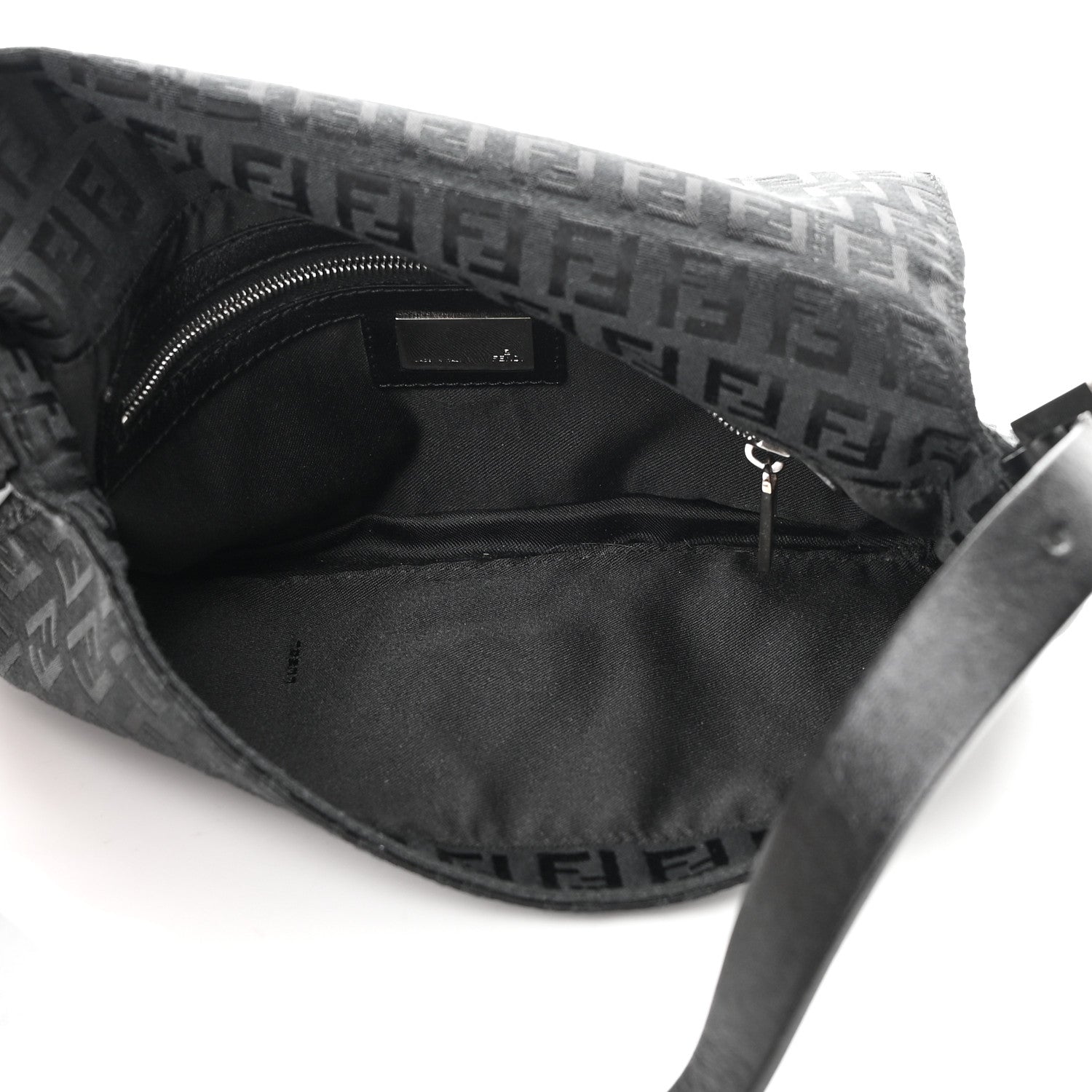 Fendi Zucchino Baguette Black 5 of 12