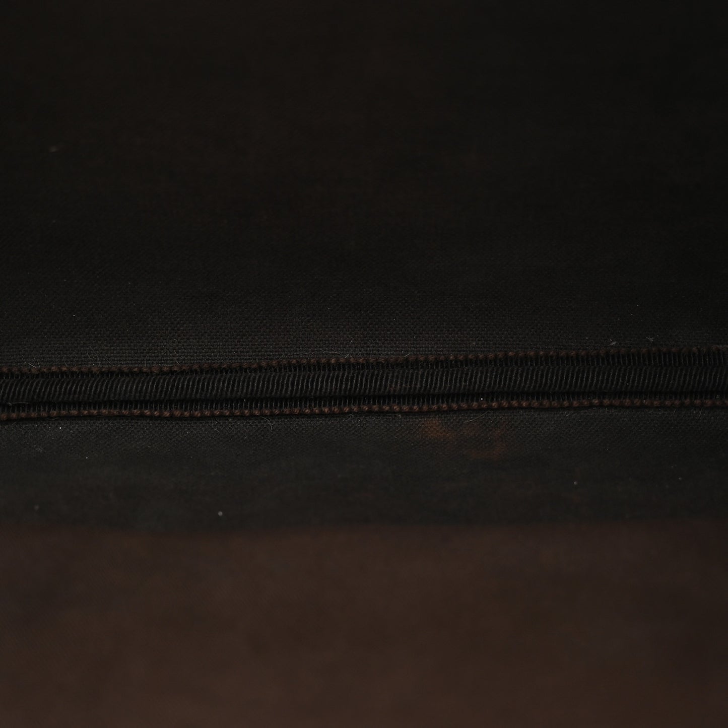 GG Supreme Monogram Medium Flat Messenger Bag Dark Brown