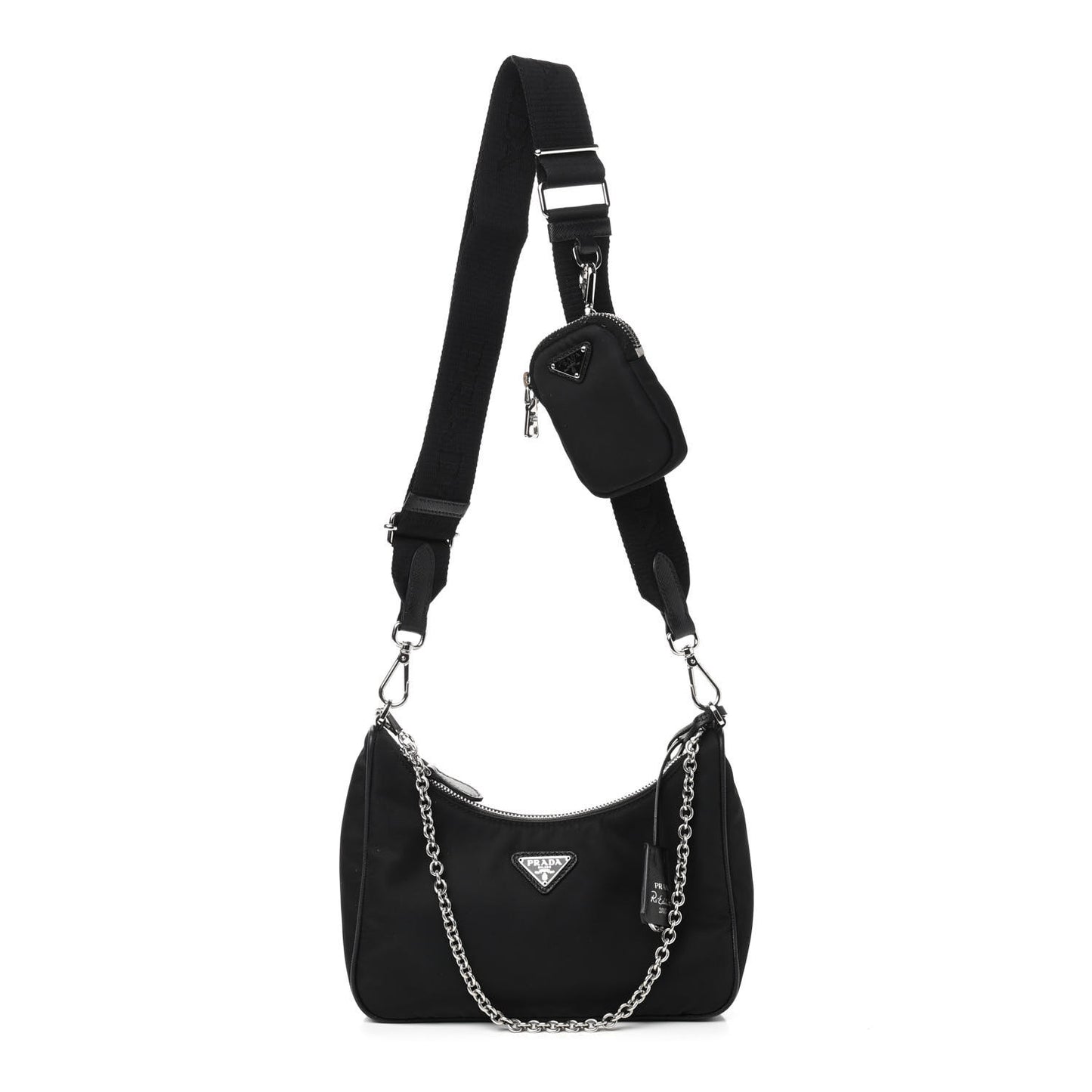 Nylon Re-Edition 2005 Shoulder Bag Black